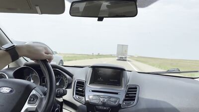 Giving my buddy a handjob on the highway while driving