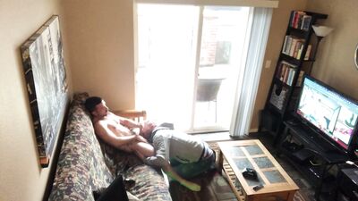 Stranger comes in off the street and blows me