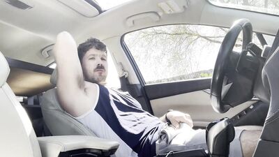 Was so horny I pulled down a side street to take care of business