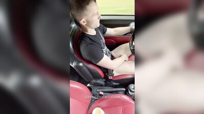 Had to Pull Over to Cum (Jerking Off While Driving)