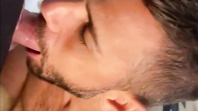 Face Fucked & Cum Facial After Eating My Cum Off His Dick