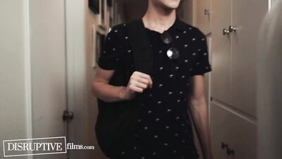 Closeted Jock Seduces Nerdy Twink During Study Session - Justin Matthews, Trevor Harris - TrueMale