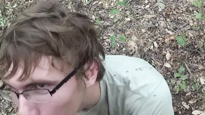 Outdoor BJ Fun, Blowing a Massive Load