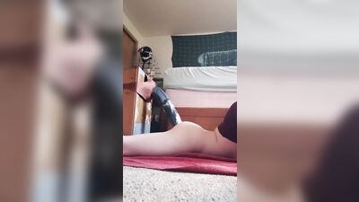 Sissyboy takes massive horsecock