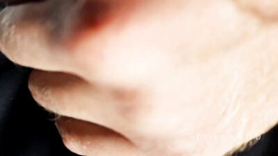 Slim guy TimonRDD with a huge cock cums powerfully from the touch of a hand