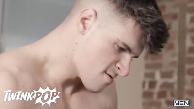 TWINKPOP - Dominating Top Malik Delgaty Rips Open Ryan's Bailey Jeans And Fucks Him Doggystyle