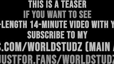 [WorldStudZ] Arab Bodybuilder Yusuf: Worshiped, Fingered, Milked and Edged after Cumshot