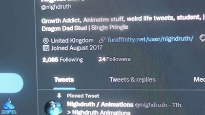 Nighdruth Follower muscle growth animation