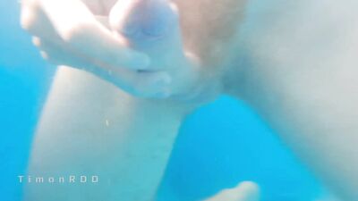 The guy in the country lowered the sperm into the pool