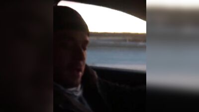 Jerking each other off on the highway for truckers