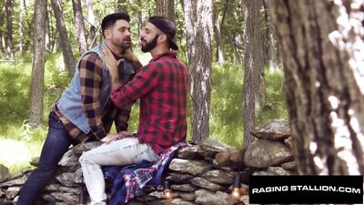 RagingStallion - Tensions Released Outdoors, Sucked & Fucked