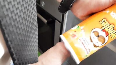 The guy after work in the office fucks an artificial vagina