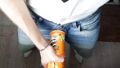 The guy after work in the office fucks an artificial vagina