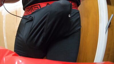 INTENSE Multiple Cumshots Through Underwear Using Penis Vibrator (Lots of Precum)