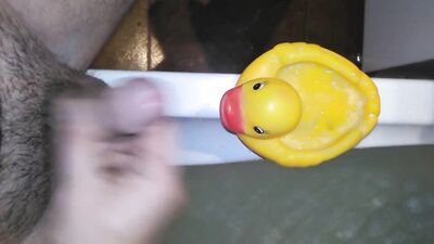 I fed sperm to a rubber toy