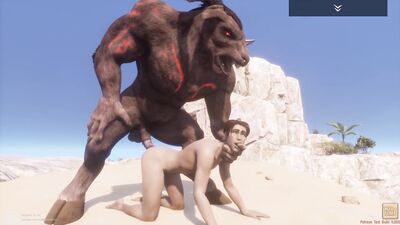 Wild Life / New Max with Bull (Rough Gay Furry Sex)