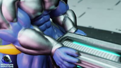 E-Zoid Finnter cock growth animation