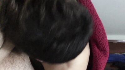 Chubby bear gave me a lot of loads in my face and ass