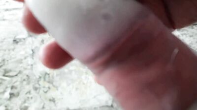 The janitor found a used condom and added his portion of sperm