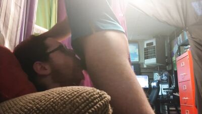 Facefucked Until He Cums Hard Down My Throat