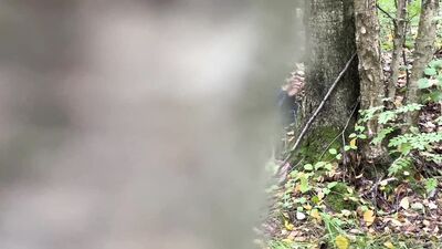 #376 Guy catches guy jerking off in the woods and joins to fuck him