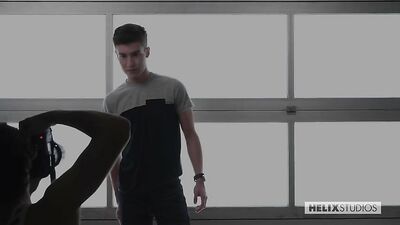 Helix Studios Presents: Nate Morgans Solo Photoshoot - A Stunning Display of Raw Beauty