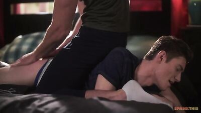 Spanking Seduction: HelixStudios Gay Porn Video with Garrett Graves and Luke Wilder