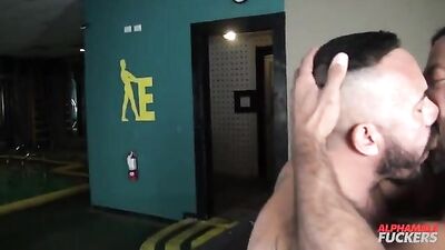 Double Daddy Delight: Alessio Romero and Vinnie Stefano Get Steamy in the Sauna