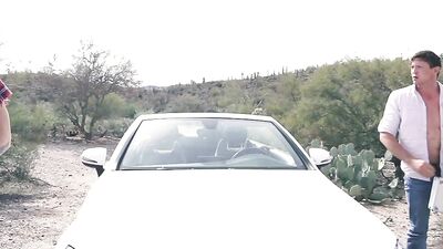 Gay Bodybuilding Porn Stars in Desert Heat - Running from Danger