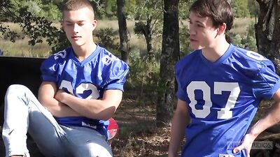 Ball Slapping, Ass Bangin Five-Way Outdoor Orgy featuring Joey Mills, Colton James, Sean Ford, Zach Taylor and Corbin Colby!