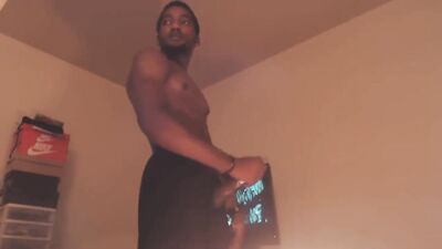 Black Temptation: A Sexy Masturbation Session with a Huge Dick