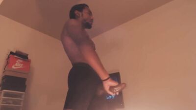 Black Temptation: A Sexy Masturbation Session with a Huge Dick