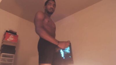 Black Temptation: A Sexy Masturbation Session with a Huge Dick