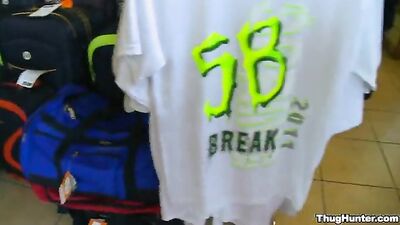 Raw and Wild Black Man Gets Fucked in a Sporting Goods Store