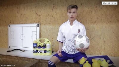 Hot Footballers Go All the Way After Their Workout - A Gay Porn Video