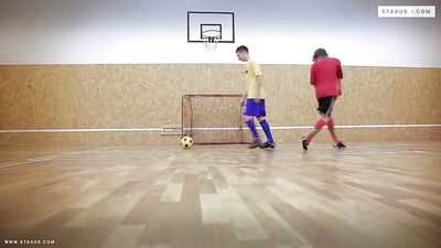 Hot Footballers Go All the Way After Their Workout - A Gay Porn Video