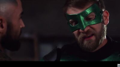 Justice League Gay Super Heroes: Colby and Francois Battle for Love and Justice!