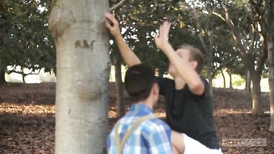 Spring Fling - Two Hunky Guys Hit The Park For A Flirty Fun Day!