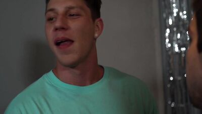 Gay Porns Hottest New Stars Join Forces in Late Bloomer Party 2