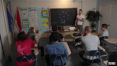 Smutty Professor Exposes His Johnson In Classroom!