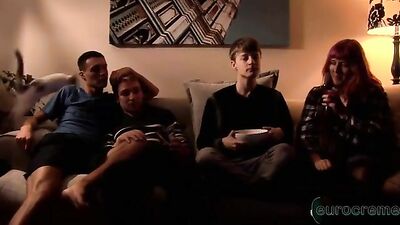 Young Gay Couples Steamy Encounter: A Tongue-to-Mouth Blowjob That Leaves Them Breathless