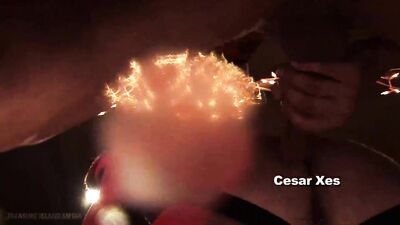 Gay Porn: Submissive Wolf Sucks Masters Cock in Gangbang