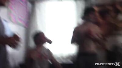 Young Man Embarrassed by Being Sodomized by All Holes in the Name of Student Brotherhood