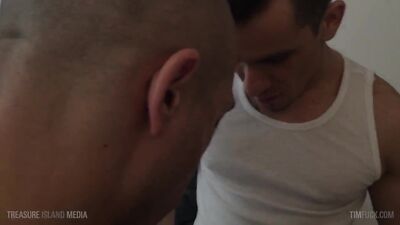 Submissive Bitch Moans as Dominant Masters Tease and Fuck Her Raw