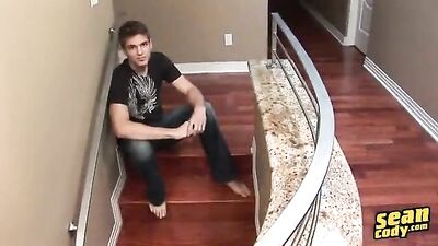 Jesss Muscular Solo Orgasm Massacre - Straight Athlete Cumming in Gay Porn Video