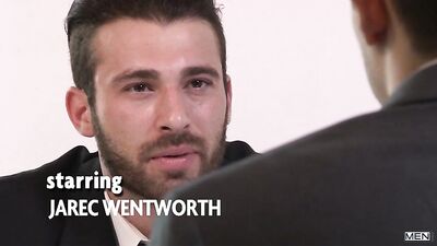 Office Affair: Jarec Wentworth and Jacob Ladder in a Steamy Gay Porn Scene