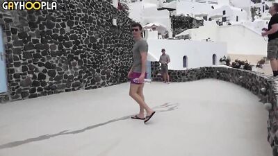 Gay Porn in Paris: 3 American YouTubers Go Wild on Camera!