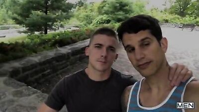 Gay Porn Threesome Shocker: Bad Boy Pierre Fitch Caught Filming Jake Porter Acting Out!