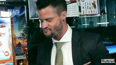 Costume Fever - Dani Robles, Damon Heart & Kris De Fabios Gay Porn Adventure in a Bar