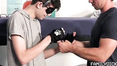 Halloween with Perverted Uncle - Gay Incest Porn Video